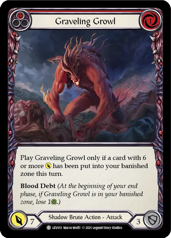Graveling Growl (Red) LEV013