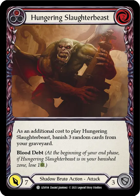 Hungering Slaughterbeast (Red) LEV014
