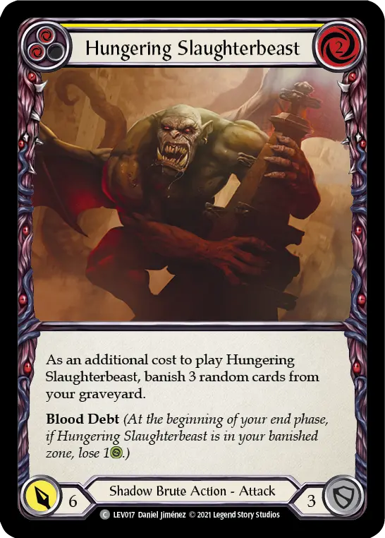 Hungering Slaughterbeast (Yellow) LEV017