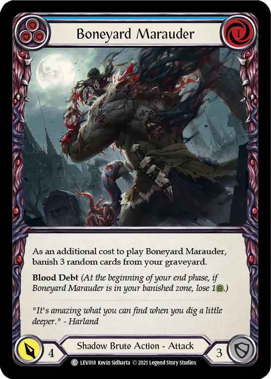 Boneyard Marauder (Blue) LEV018