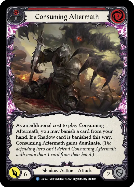 Consuming Aftermath (Red) LEV023