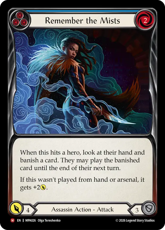 Remember the Mists (Blue)