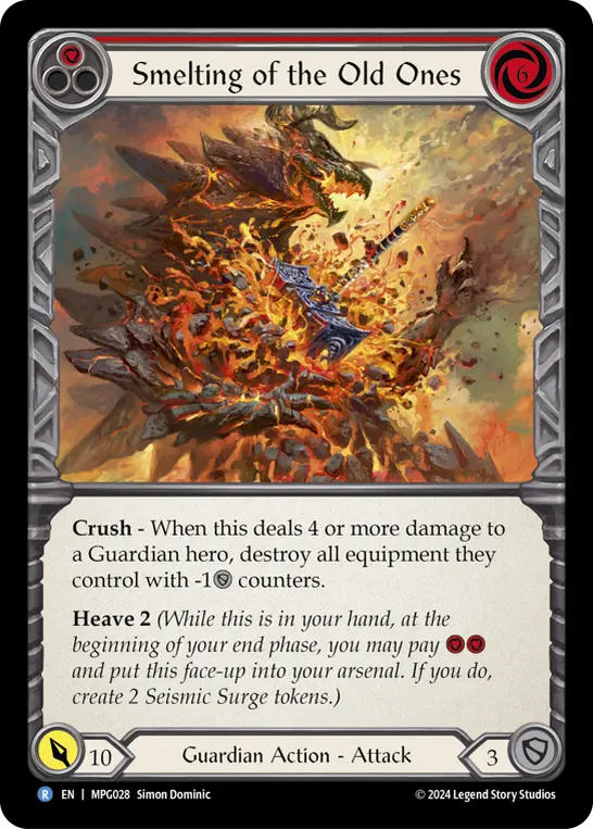 Smelting of the Old Ones (Red)