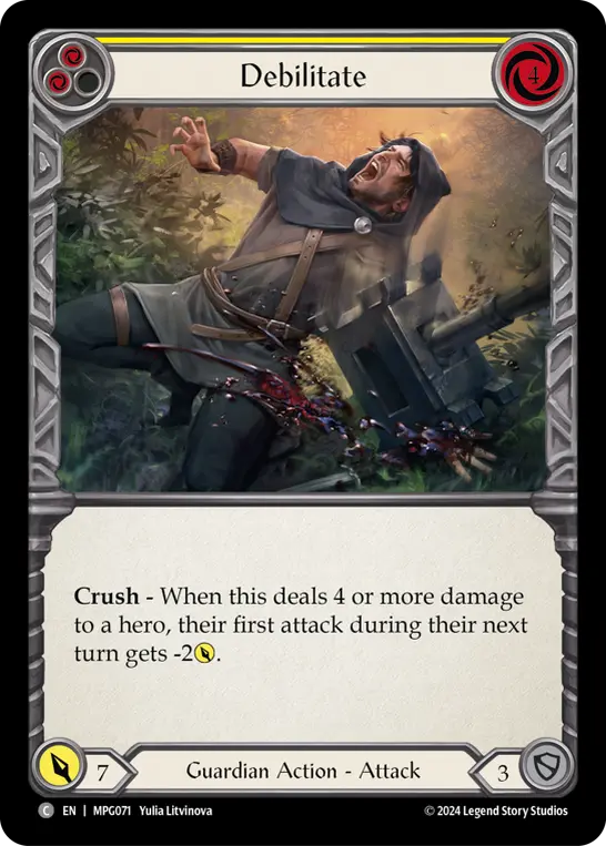 Debilitate (Yellow)