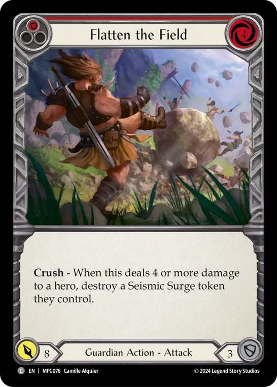 Flatten the Field (Red)