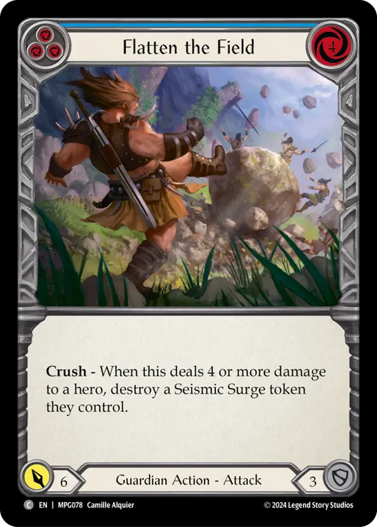 Flatten the Field (Blue)