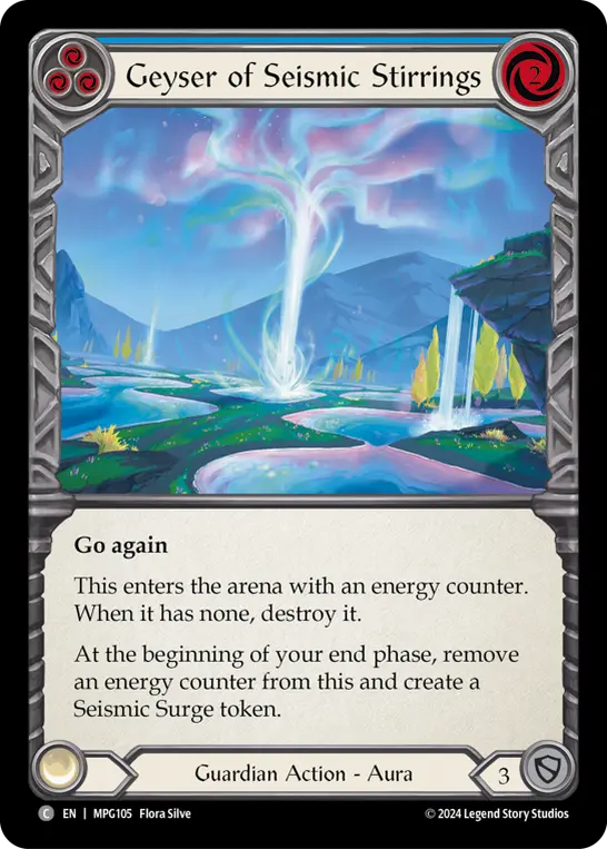 Geyser of Seismic Stirrings (Blue)
