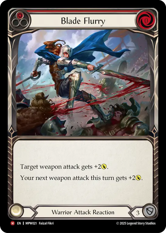 Blade Flurry (Red) MPW021