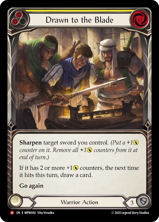 Drawn to the Blade (Yellow) MPW030