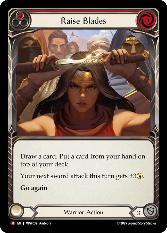 Raise Blades (Red) MPW032