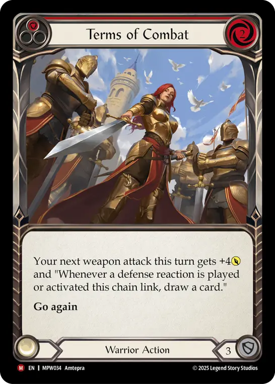 Terms of Combat (Red) MPW034