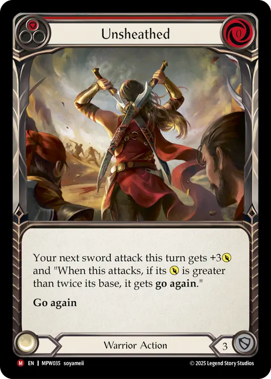 Unsheathed (Red) MPW035