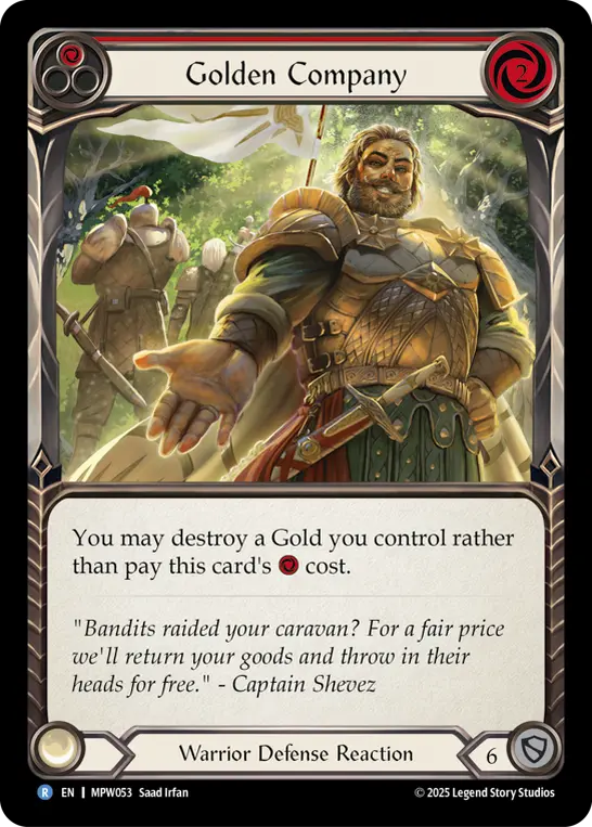 Golden Company (Red) MPW053