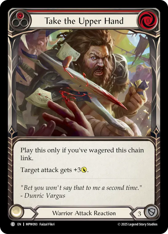 Take the Upper Hand (Red)