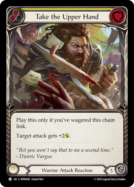 Take the Upper Hand (Yellow)