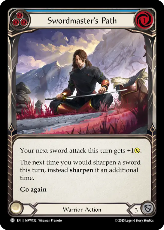 Swordmaster's Path (Blue) MPW132