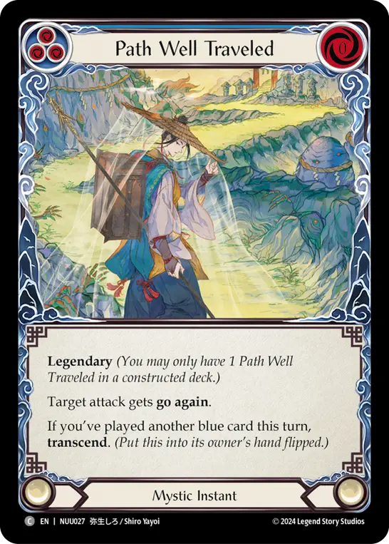 Path Well Traveled (Blue) NUU027
