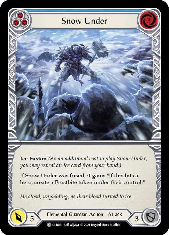 Snow Under (Blue) OLD011