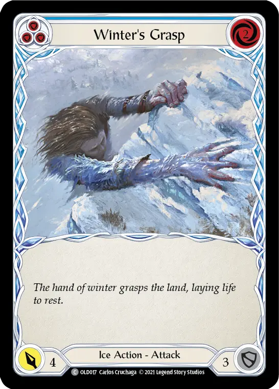 Winter's Grasp (Blue) OLD017