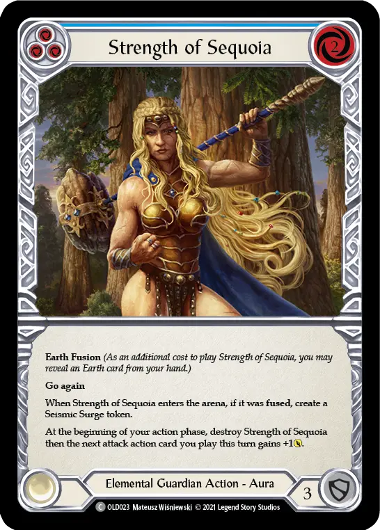 Strength of Sequoia (Blue) OLD023