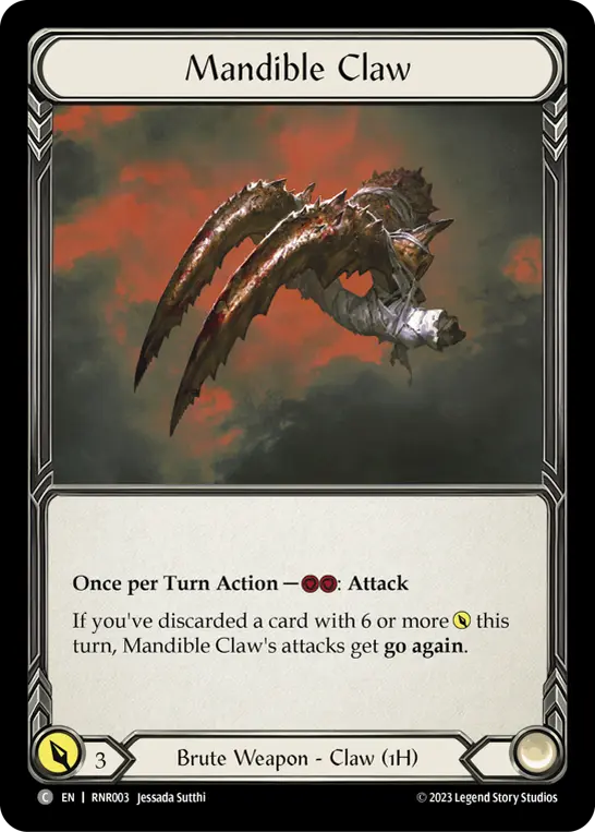 Mandible Claw RHI003