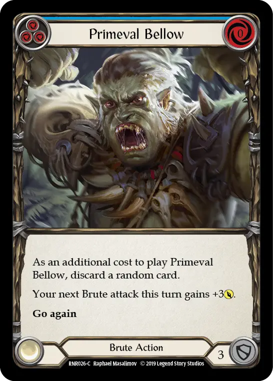 Primeval Bellow (Blue) RNR026