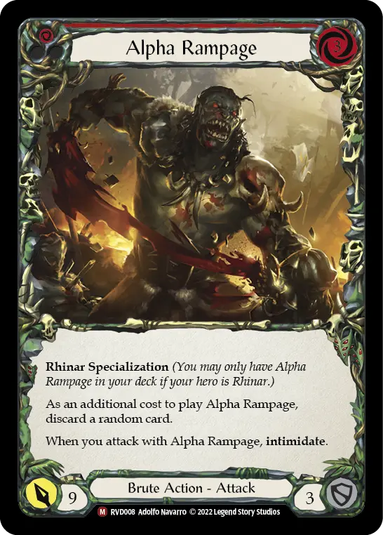 Alpha Rampage (Red) RVD008