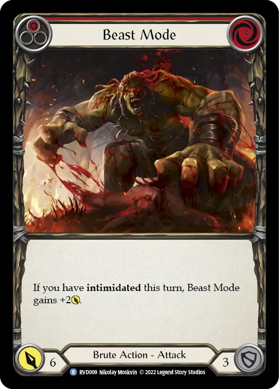Beast Mode (Red) RVD009