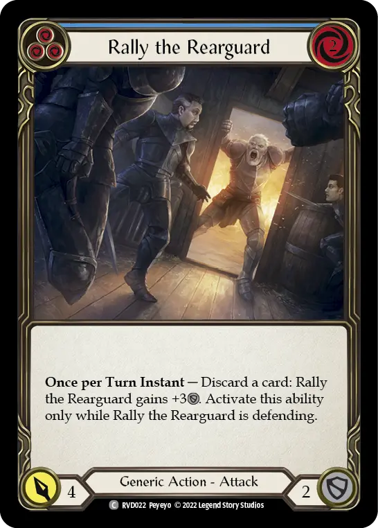 Rally the Rearguard (Blue) RVD022