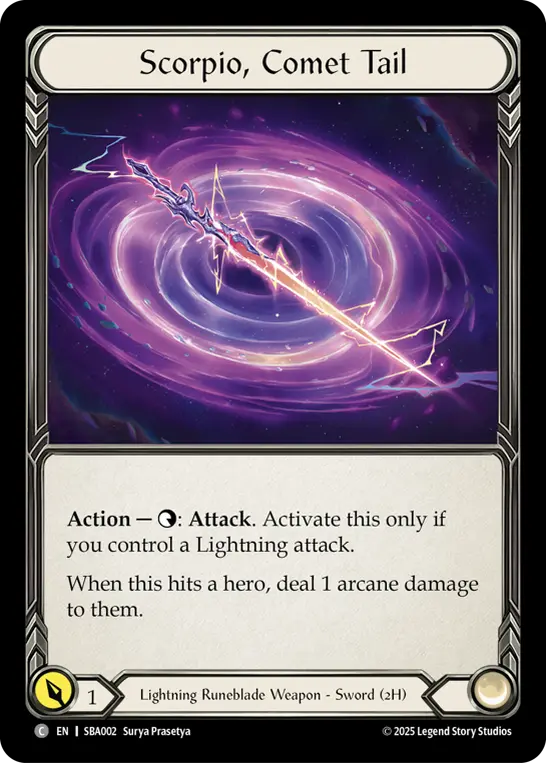 Scorpio, Comet Tail SBA002