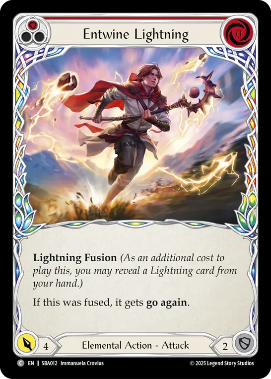 Entwine Lightning (Red) SBA012