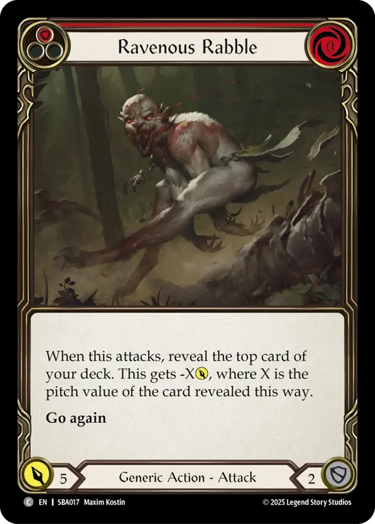 Ravenous Rabble (Red)