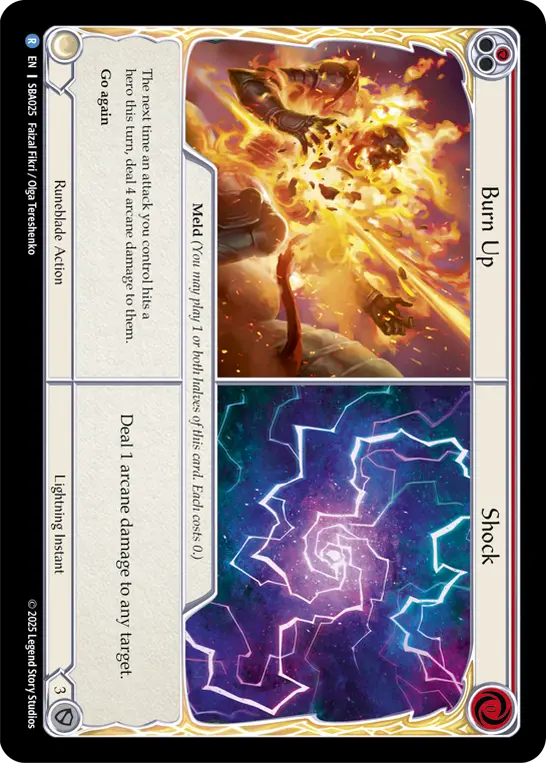 Burn Up // Shock (Red)