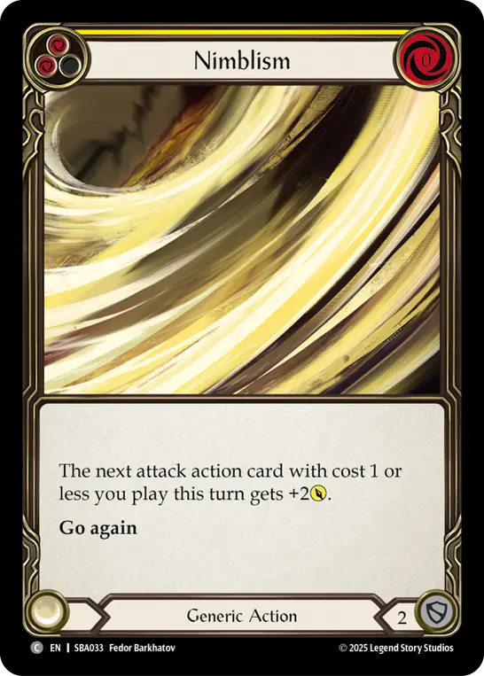 Nimblism (Yellow) SBA033