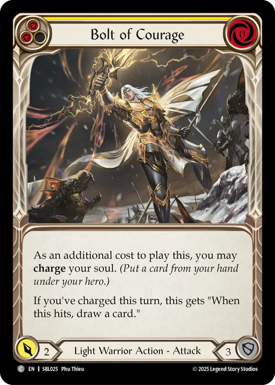Bolt of Courage (Yellow) SBL025