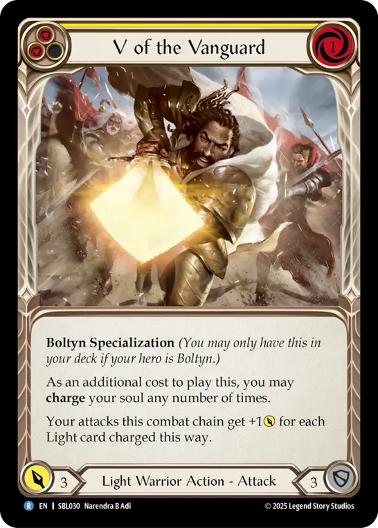 V of the Vanguard (Yellow)