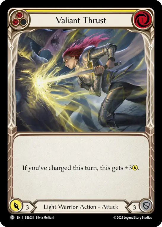 Valiant Thrust (Yellow)