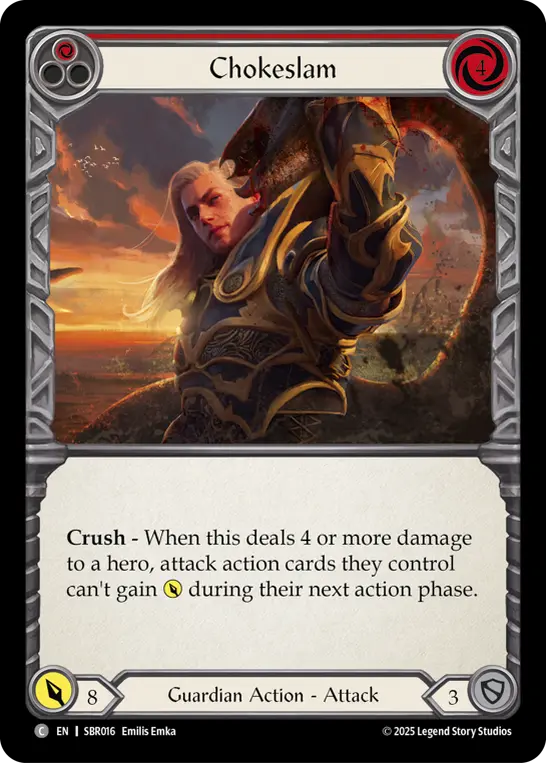 Chokeslam (Red) SBR016