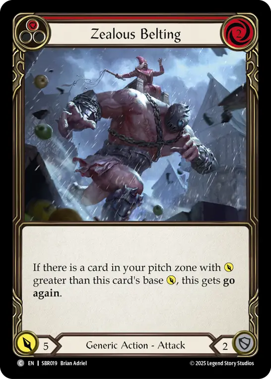 Zealous Belting (Red) SBR019