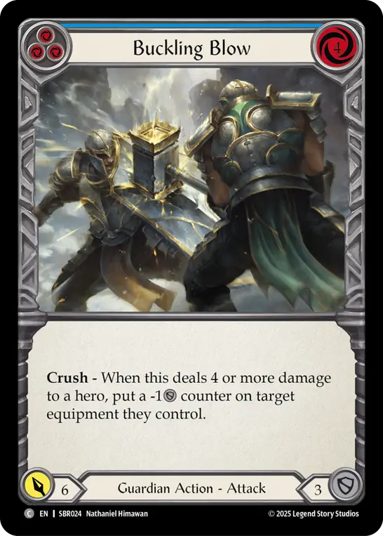 Buckling Blow (Blue) SBR024