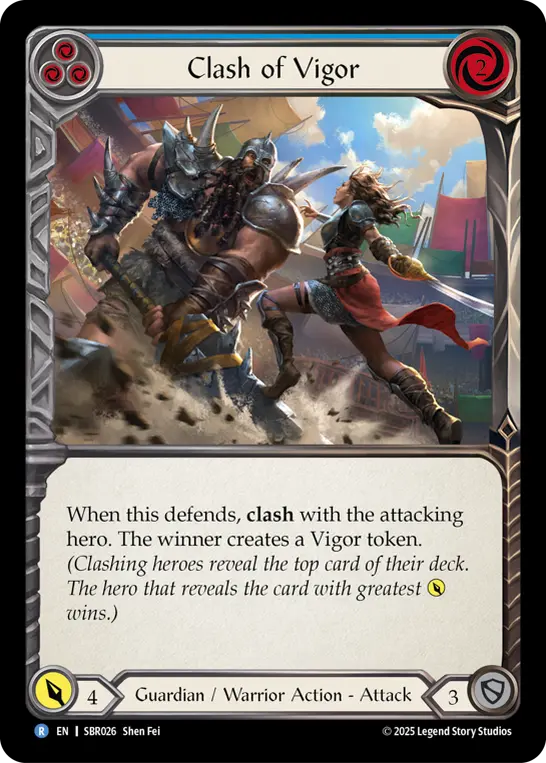 Clash of Vigor (Blue) SBR026