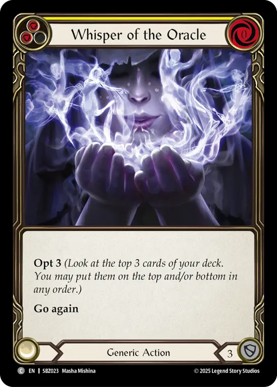 Whisper of the Oracle (Yellow)