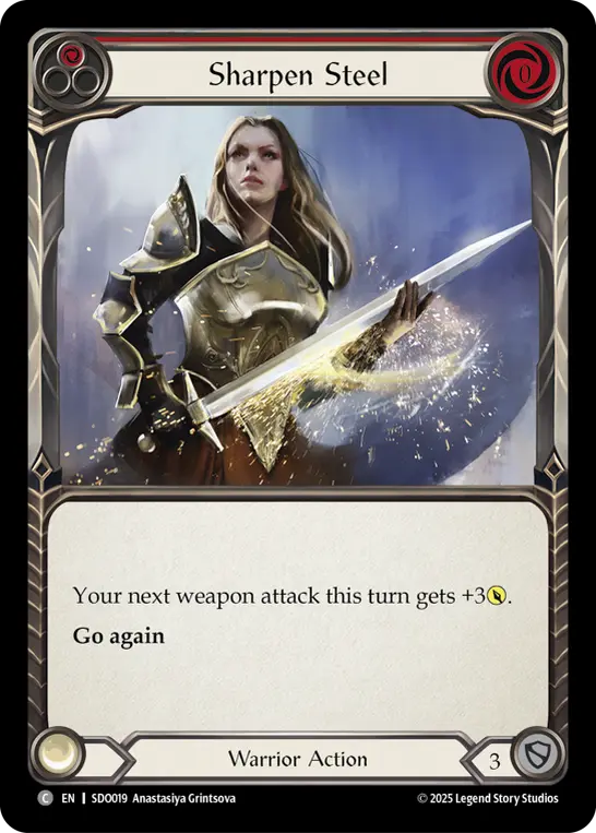 Sharpen Steel (Red) SDO019
