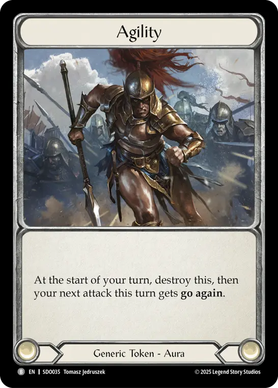Agility SDO035, carta de Flesh and Blood de Silver Age Chapter 2 - Dorinthea
