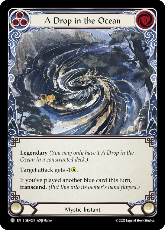 A Drop in the Ocean (Blue)