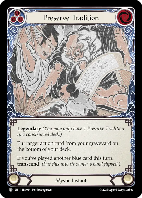Preserve Tradition (Blue)