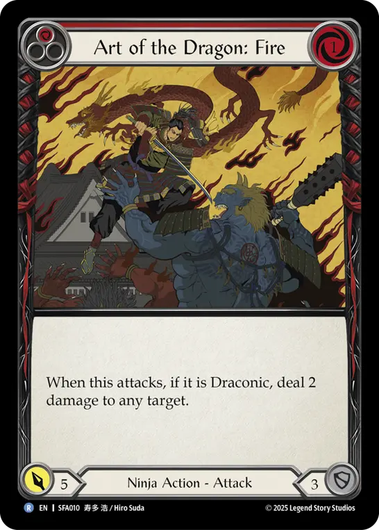 Art of the Dragon: Fire (Red)