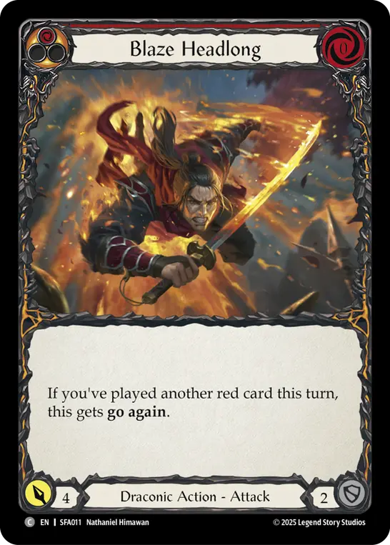 Blaze Headlong (Red)
