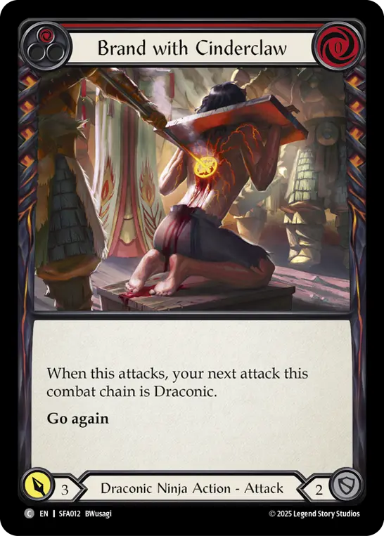 Brand with Cinderclaw (Red)