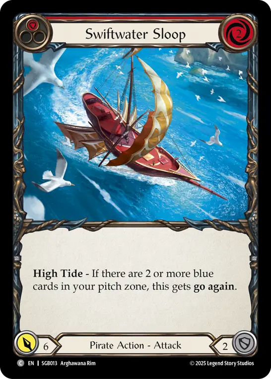 Swiftwater Sloop (Red) SGB013